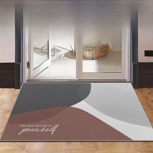 Nordic Simple Style Tatami Door Mat No Odor Entrance Mat Easy to Maintain 2025 Model Long Rectangle Wear Resistant Digital Printing
