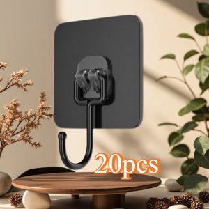 Increased Hook with Strong Adhesion on The Wall No Need To Drill Holes in The Kitchen Adhesive Hooks Load-bearing Wall Hooks
