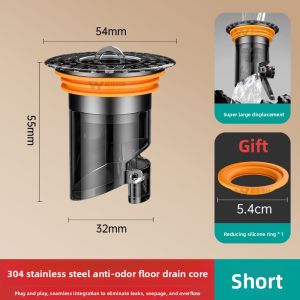 WONREFACT | Anti-odor Drain Strainer with Hair Filter and Extended Tube