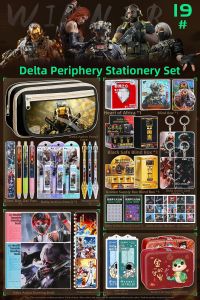 KAMOLAN | Triangle Delta Game Themed Blind Box Stationery Set