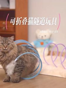 Đường Hầm Lò Xo Vui Nhộn Kèm Đồ Chơi - Đồ Chơi Cho Mèo