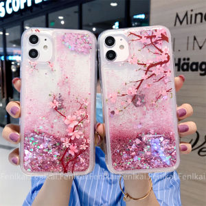 Apple 17Promax Peach Blossom down Peach Blossom up Apple 16 Sandfall Phone Case Suitable for Apple Iphone 15Promax 13Pro 11 12 7P 8P