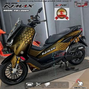 decal new nmax lebah sticker variasi motor nmax