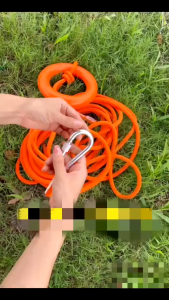 30M Floating Rescue Rope Orange-Red Water Floating Life Line Lightweight Outdoor Safety Protection