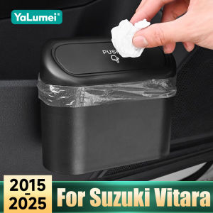 For Suzuki Vitara LY 2015-2018 2019 2020 2021 2022 2023 2024 2025 Car Hanging Trash Bin Storage Box Square Pressing Trash Can