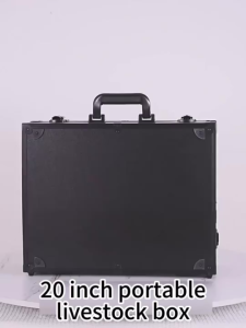 SAINTVILLA Portable Professional Makeup Case with LED Lights & Mirror Large Capacity Cosmetic Organizer for Makeup Artists Travel Beauty Kit
