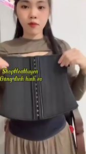 Đai nịt bụng Latex Hi Lạp 25 xương  Latex Chuẩn  Gen nịt bụng eo thon dáng gọn