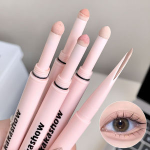 Lying Silkworm Under Eye Liner Pencil  Makeup Double-headed Illuminator Brighten Paste Nude Pink Highlighter Shadow Aegyosal Pen