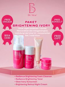 BG SKIN PAKET BRIGHTENING IVORY FREE GIFT