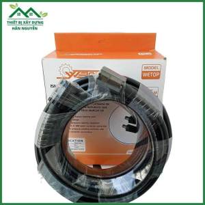 Dây rửa xe 15M Wetop cao áp ren 22mm cuộn ống nước