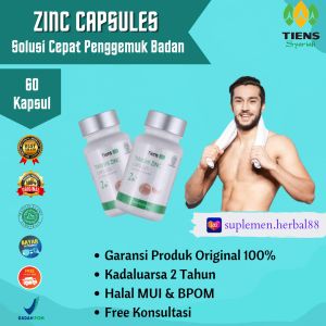 Tianshi Zinc Capsules Suplemen Penggemuk Badan Herbal Dan Penambah Nafsu Makan Asli Original