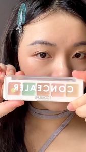 5 Colors Skin Corrector Concealer Palette Multicolor All skin Tones High Cover But Non-Cakey Long-lasting Natural Green Pink Concealer Face Makeup