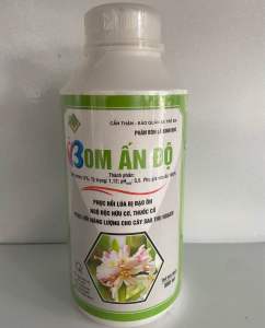 phân bón lá BOM ẤN ĐỘ 500ml . Phục hồi sinh trưởng phục hôi cây sau bệnh ngộ độc hữu cơ thuốc cỏ hổ trợ phục hồi cây sau khi thu hoạch.