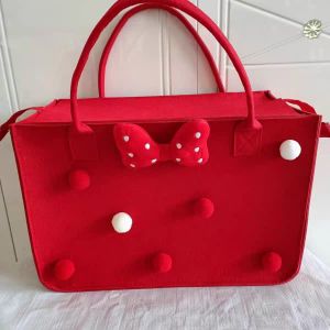 Felt Tote Bag with Zip Cover