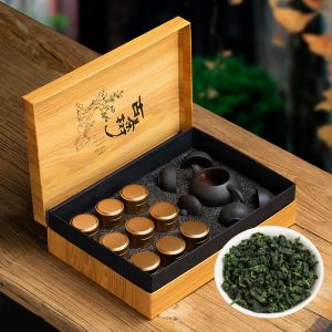 Premium Tieguanyin Tea Set Gift Box High Quality Oolong Tea for Elderly Autumn Harvest Rich Flavor Bitter Sweetness