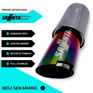 Knalpot Racing Mobil Savinta XELO: Edisi Blue Monel Suara Ngebas Empuk