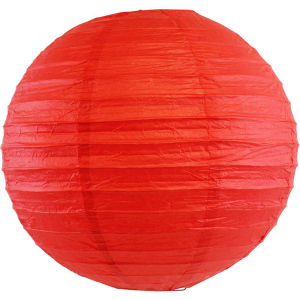 Red Chinese Round Paper Lantern 4-6-8-10-12-14-16Inch DIY New Years Party Wedding Supplies Chinese Restaurant Venue Decoration