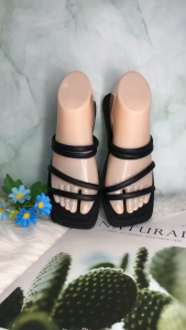 Two wear French Style Flat Slipper Casual Wear Rubber Slipper 318