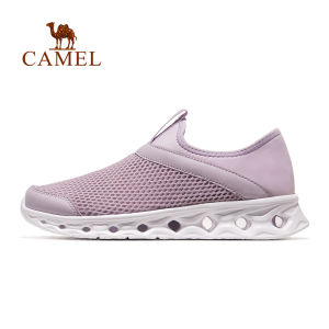 Cameljeans New Summer Womens Shoes Sport Mesh Breathable Slip-on Walking Shoes