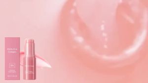 Pink Collagen Volume Multi Balm Stick Softening Smoothing Improve Skin Dull Firming Moisturizing Hydrating Brightening Skin Care