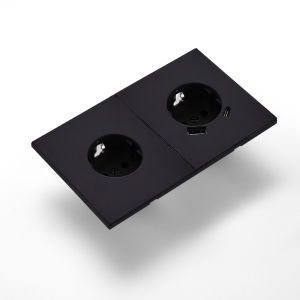 Skin Sensation USB A+C Power Sockets Wall Socket Integrated Panel Embedded Skin Feel Paint DIY Combination Embedded Paint Socket