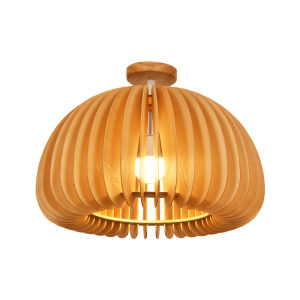 DGY | Japanese Wooden Style LED Ceiling Pumpkin Light Modern Minimalist