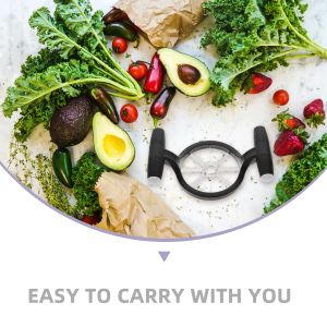 1Pcs Sturdy Fruit Cutter Anti-Rust Reusable Kitchen Gadget with Two Handles Easy Operate for Pears Oranges Potatoes Housewarming