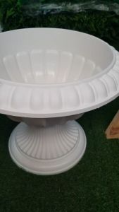 2 ส่วน กระถางพลาสติกทรงโรมันจัดดอกไม้ปลอมถอด