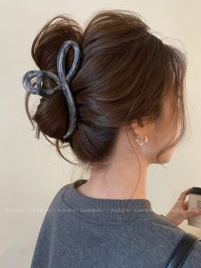 Large Size Shark Clip Hair Accessories Simple Gradient Line Design Womens Stylish Hair Grips Simple Elegant Hair Clips