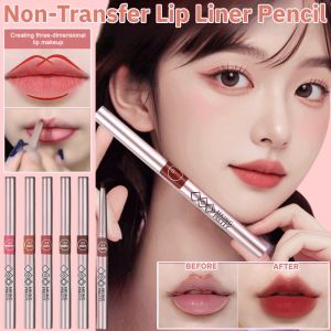 Non-Transfer Lip Liner Pencil Long-Lasting Waterproof Lip Liner Non-Transfer Lipstick Pen Rotatable Professional Outline Pen