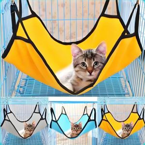 HAMMOCK AYUNAN KUCING BAHAN KAIN FLEECE TEBAL 50X40CM
