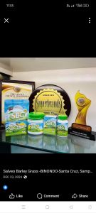SBG BARLEY GRASS POWDER 1 JAR 240g powder /120g pouch powder /12g capsul in bottle. Per SERVING