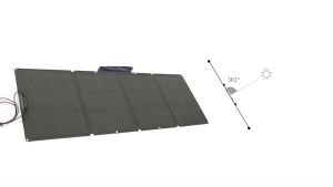 EcoFlow 400W Solar Panel Kit Waterproof IP68 Foldable & Durable Complete with an Adjustable Kickstand Case for Outdoor Adventures