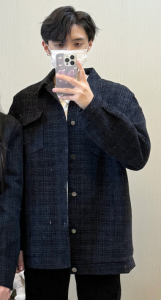 Áo Khoác Nam Nữ Dáng Rộng Thoải Mái Mùa Xuân 2025 Thiết Kế Mới Độc Đáo Thời Trang Đường Phố Thường Ngày Cho Thanh Thiếu Niên