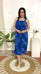 Daster Yukensi Lobek Ld 150 Dress Bali Singlet Tanpa Lengan