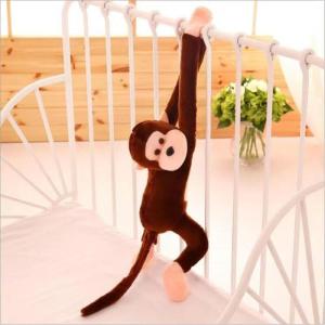 Colorful Plush Monkey Toys Colorful Long-Armed Monkey Photography Accessories Electric Crashproof Padded Monkey Doll Hanging Cur