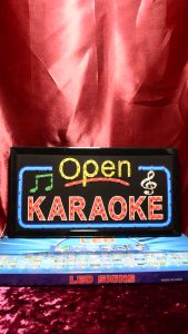 ป้ายไฟ  OPEN KARAOKE ป้ายไฟตัวอักษร ป้ายไฟวิ่ง ป้ายไฟled ป้ายไฟร้าน วัสดุคุณภาพสูง เสียบปรับใช้ได้ทันที่ ประหยัดไฟ
