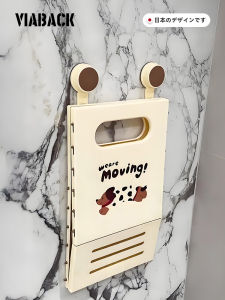 Home Bathroom Wall-Mounted Foldable Expandable Storage Basket Toy Organizer Laundry Hamper Eco-Friendly PP Cartoon Design