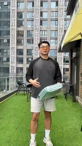 Foldable Yoga Mat TPE Anti-slip Lightweight Travel Folding Yoga Mat Easy Carry Travel Outdoor Camping Exercise Mat