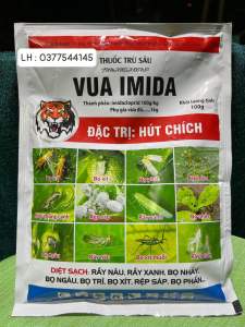 Thuốc trừ sâu Inmanda 100wp - Vua imida ( gói 100g ) diệt sạch rầy nâu  rầy xanh  bọ nhảy  bọ ngâu  bọ trĩ  bọ xít  rệp sáp  bọ phấn..