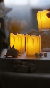 AKIRO MALAYSIA 7cm/11cm/15cm LED Swinging Flameless Candle Night Party Wedding Birthday Decoration Candles Lampu Lilin 蜡烛灯