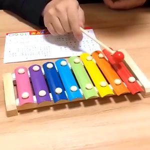 PROMO Mainan Anak Xylophone Kayu Alat Musik Edukasi Sensori Montessori Wooden Gambang Kolintang Kids TERMURAH BISA COD