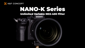 K&F CONCEPT NANO-K ND2-400 Adjustable ND Filter With 3PCS Cleaning Cloths