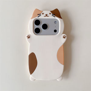 Ốp Điện Thoại Họa Tiết Mèo Hoạt Hình 3D Hàn Quốc Cho iPhone Chất Liệu Silicon Mềm Chống Sốc Bảo Vệ Tương Thích Với Nhiều Mẫu Máy