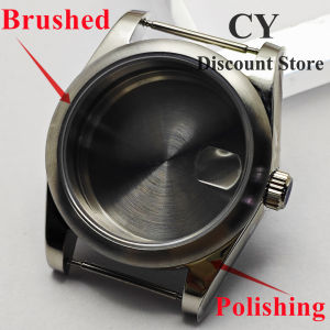 RICHUS NH35 Watch Case Polishing Case Brushed Bezel Stainless Steel Sapphire Fit NH35 NH36 ETA2824 2836 Miyota82-DG Movement