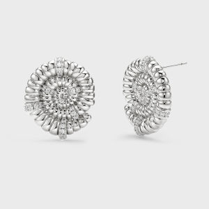 Boonee Alus Vintage Zircon Earrings Womens Fine Thread Circle Design Large Ear Jewelry New 2025 Fashion Accessories