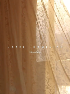 Milky Tea Sheer Drapes with Boho Embroidery for Sala Bedroom Natural Jusi Fabric Anti-Humidity Kurtain