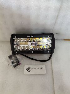 Lampu Tembak Sorot LED Bar 40 Titik Mata CWL 120 Watt Motor Mobil 120W 12 Volt 12V Worklight-Putih/kuning harga 1biji