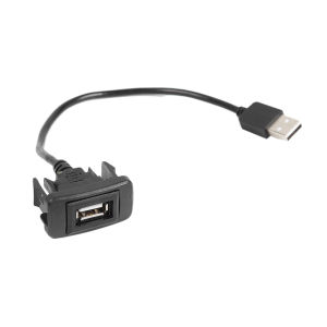 25cm Bảng điều khiển cáp nối adapter tự động Phụ Kiện bảng điều khiển cáp nối adapter USB 2.0 cổng cho cho TOYOTA HILUX VIGO Fortuner 2004-2012