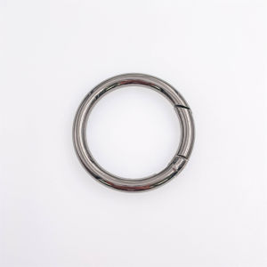 Handmade Jewelry Bag Hardware Accessories Spring Ring Open Ring Keychain 3.8cm DIY Craft Box Leather Goods Key Holder